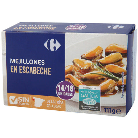 MUSSELS IN ESCABECHE SAUCE 115G (#127524)