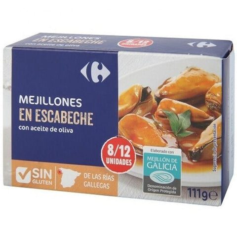 MUSSELS IN ESCABECHE SAUCE 111G (#127515)