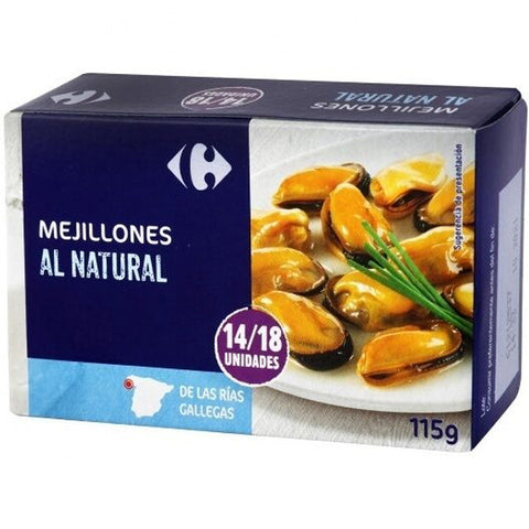 NATURAL MUSSELS IN BRINE 115G (#127523)