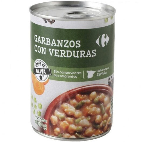 CHICKPEAS WITH VEGETABLES 400G (#127742)