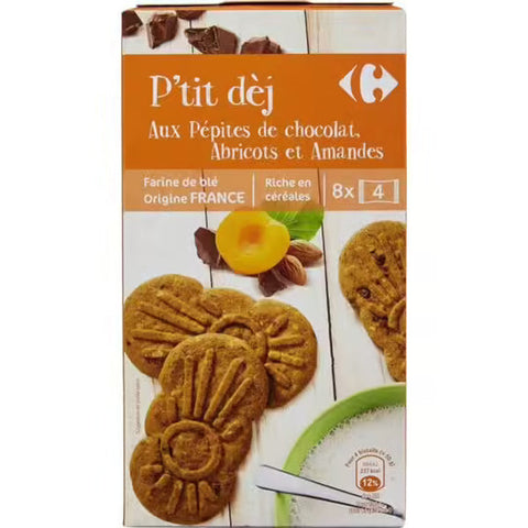 APRICOT ALMOND CHOCOLATE BISCUITS 400G (#118092)