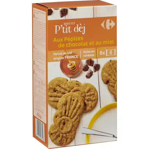 HONEY CHOCOLATE CHIP BISCUITS 400G (#118093)