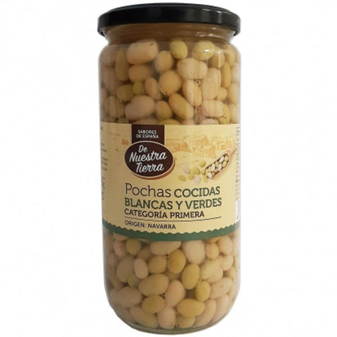 WHITE GREEN COOKED BEANS 660G (#115977)