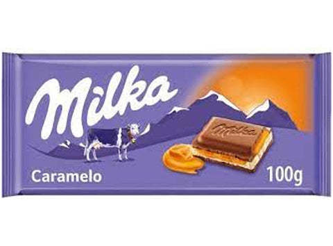 MILK CHOCOLATE WITH CARAMEL 100G (#121199)