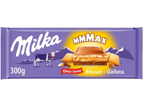 MILK CHOCOLATE WITH BISCUIT 300G (#120929)