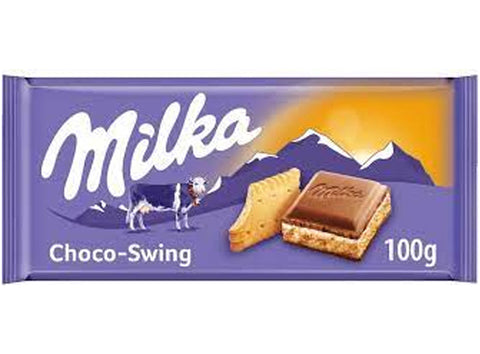 CHOCO SWING BISCUIT CHOCOLATE BAR 100G (#121215)