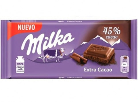 EXTRA COCOA CHOCOLATE BAR 100G (#121098)