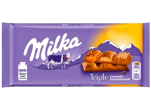 TRIPLE CARAMEL CHOCOLATE BAR 90G (#120968)