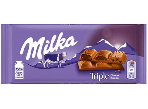 MILK CHOCOLATE TRIPLE CHOCOLATE 90G (#120969)