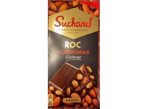 DARK CHOCOLATE WITH WHOLE ALMONDS 180G (#121000)