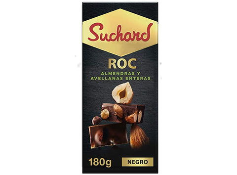 DARK CHOCOLATE WITH WHOLE HAZELNUTS 180G (#120996)