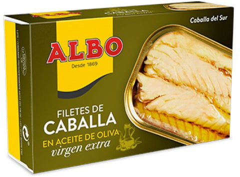 MACKEREL FILLETS IN EXTRA VIRGIN OLIVE 120G (#121052)