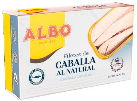 NATURAL MACKEREL FILLETS 125G (#121066)