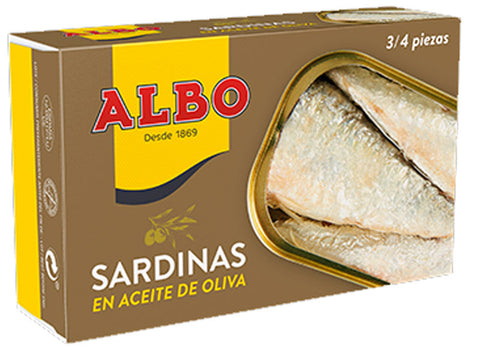 SARDINES IN OLIVE OIL 125G (#121069)