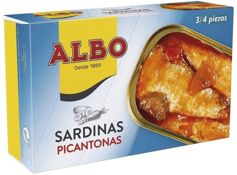 SARDINES IN HOT SAUCE 120G (#121060)