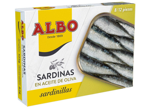 SMALL SARDINES IN OLIVE OIL 105G (#121121)