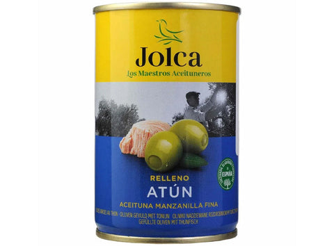 GREEN MANZANILLA OLIVES WITH TUNA 300G (#124285)