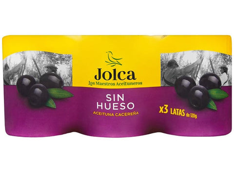 BLACK PITTED OLIVES 120G (#124294)