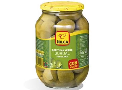 WHOLE GREEN OLIVES GORDAL 835G (#124365)