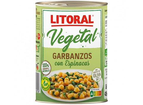 CHICKPEA WITH SPINACH 425G (#115997)