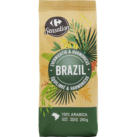 BRAZILIAN ARABICA GROUND COFFEE 250G (#118145)