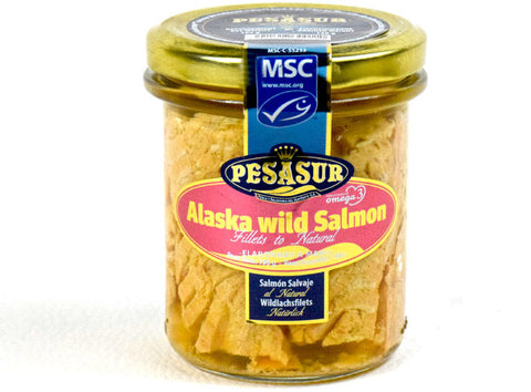 MSC WILD SALMON ALASKA IN OLIVE OIL 195G (#124320)