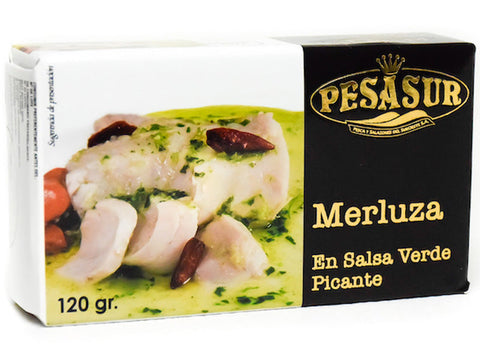HAKE IN SPICY GREEN SAUCE 120G (#124265)