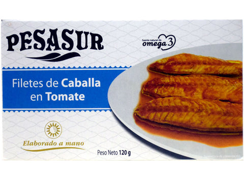 FILLETS OF MACKEREL WITH TOMATO 120G (#124270)