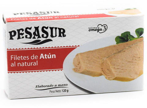 PLAIN TUNA FILLETS 120G (#124277)