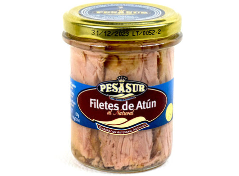 PLAIN TUNA FILLETS 195G (#124327)