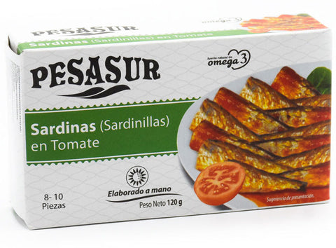 SMALL SARDINES IN TOMATO SUNFLOWER 120G (#124267)