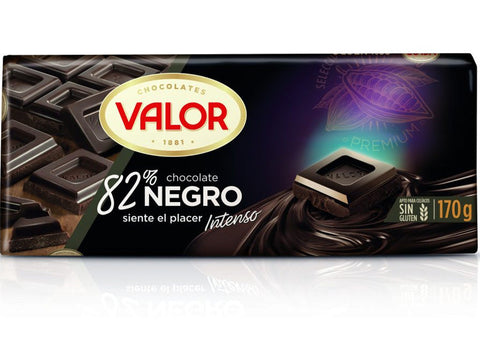 DARK CHOCOLATE BAR 82% 170G (#121229)