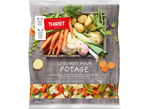MIX VEGETABLES FOR SOUP 1KG 6-7 PORTIONS (#126544)