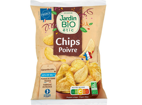 ORGANIC PEPPER POTATO CRISPS 100G (#124148)