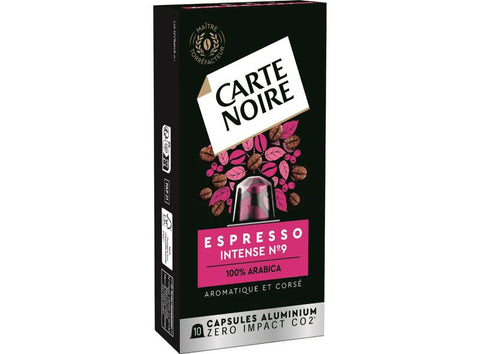INTENSE ESPRESSO COFFEE CAPSULES 10PC (#118116)