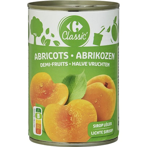 APRICOT HALVES IN SYRUP 425G (#115616)