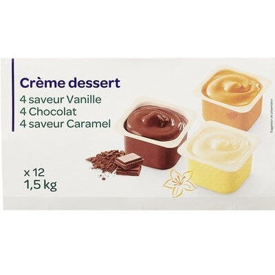 CHOCOLATE VANILLA CARAMEL CUSTARD DESSERT 125G (#122081)