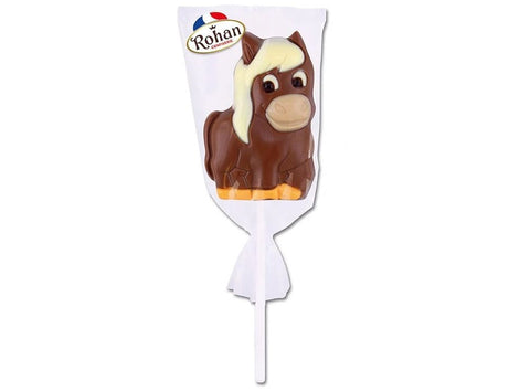 PONY MILK CHOCOLATE LOLLIPOP 35G (#126718)
