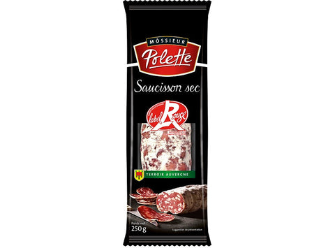 RED LABEL AUVERGNE DRY SAUCISSON 250G (#121426)