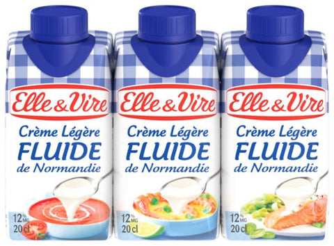 LIGHT CREAM 12% FAT BRIK 20CL (#114897)
