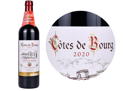 RED WINE COTES DE BOURG 2020 75CL (#127291)