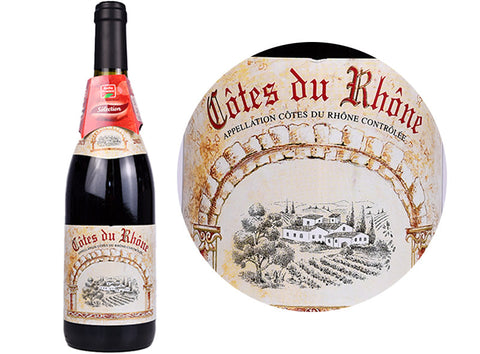 RED WINE COTES DU RHONE 2021 75CL (#118807)