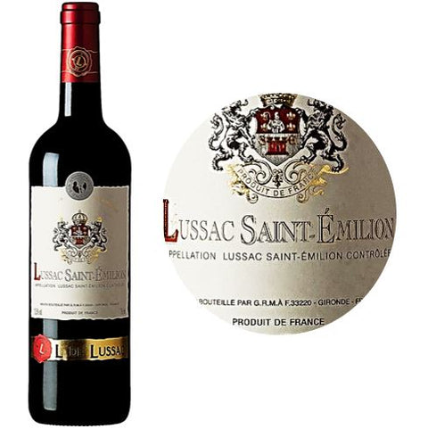 MERLOT LUSSAC SAINT EMILION RED 75CL (#123425)
