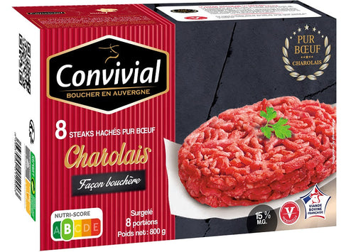 PURE BEEF CHAROLAIS PATTIES 100G (#122714)
