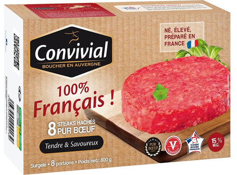 PURE BEEF PATTIES 100G (#122717)