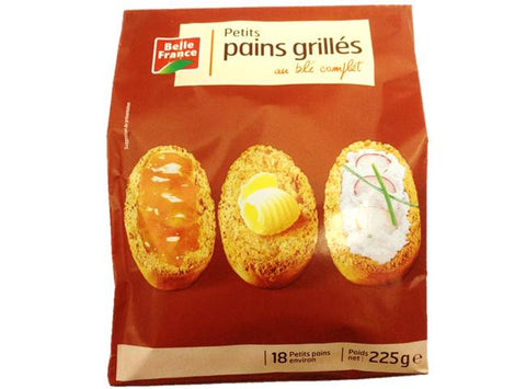 WHOLE WHEAT MINI TOASTS 225G (#118067)