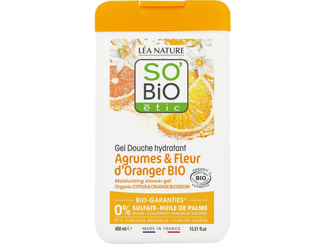 ORGANIC CITRUS ORANGE SHOWER GEL 450ML (#126098)