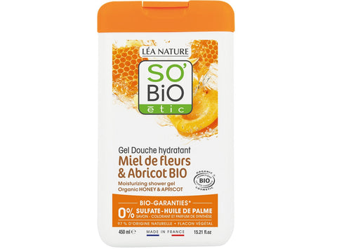 ORGANIC HONEY APRICOT SHOWER GEL 450ML (#126100)
