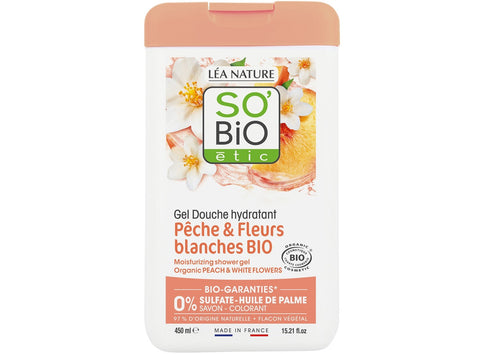 ORGANIC PEACH WHITE SHOWER GEL 450ML (#126111)