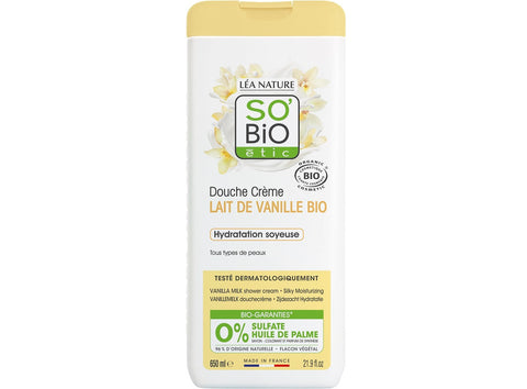 ORGANIC VANILLA SILKY SHOWER CREAM 650ML (#126114)